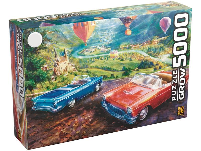 Quebra-cabeça 5000 Peças Paisagem Vale dos Sonhos - Grow - Quebra